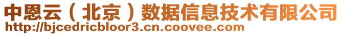 中恩云（北京）數(shù)據(jù)信息技術(shù)有限公司