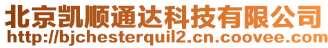 北京凱順通達科技有限公司
