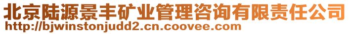 北京陸源景豐礦業(yè)管理咨詢有限責(zé)任公司