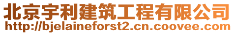 北京宇利建筑工程有限公司