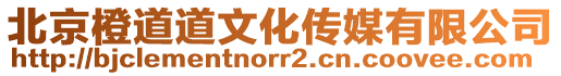 北京橙道道文化傳媒有限公司