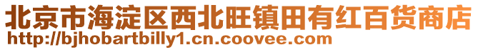 北京市海淀區(qū)西北旺鎮(zhèn)田有紅百貨商店
