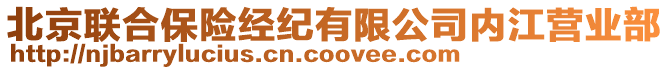 北京聯(lián)合保險(xiǎn)經(jīng)紀(jì)有限公司內(nèi)江營(yíng)業(yè)部