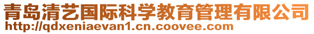 青島清藝國際科學(xué)教育管理有限公司