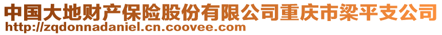 中國(guó)大地財(cái)產(chǎn)保險(xiǎn)股份有限公司重慶市梁平支公司