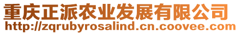 重慶正派農業發展有限公司