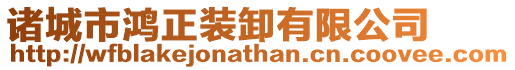 諸城市鴻正裝卸有限公司