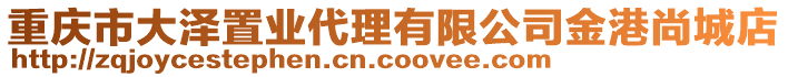 重慶市大澤置業(yè)代理有限公司金港尚城店