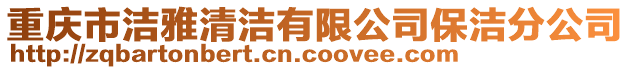 重慶市潔雅清潔有限公司保潔分公司