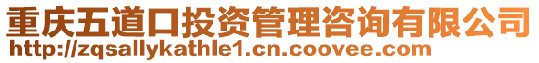 重慶五道口投資管理咨詢有限公司