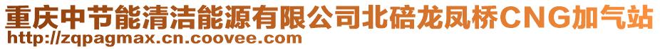 重慶中節能清潔能源有限公司北碚龍鳳橋CNG加氣站