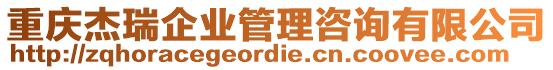 重慶杰瑞企業(yè)管理咨詢有限公司