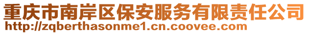 重慶市南岸區保安服務有限責任公司