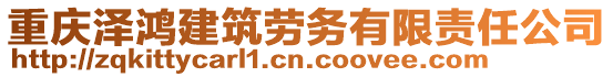 重慶澤鴻建筑勞務有限責任公司