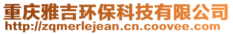 重慶雅吉環(huán)保科技有限公司