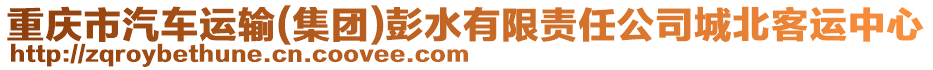 重慶市汽車運輸(集團)彭水有限責任公司城北客運中心