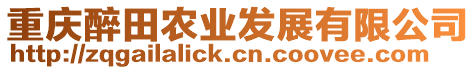 重慶醉田農(nóng)業(yè)發(fā)展有限公司