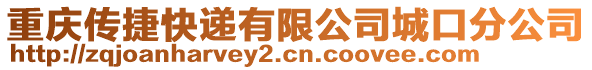 重慶傳捷快遞有限公司城口分公司