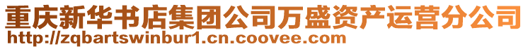 重慶新華書店集團(tuán)公司萬盛資產(chǎn)運(yùn)營(yíng)分公司