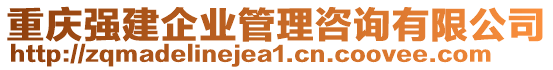 重慶強(qiáng)建企業(yè)管理咨詢有限公司