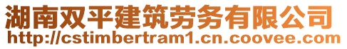 湖南雙平建筑勞務(wù)有限公司