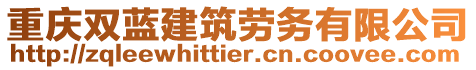 重慶雙藍建筑勞務有限公司