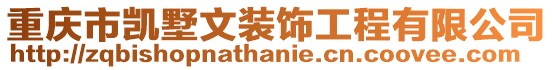 重慶市凱墅文裝飾工程有限公司