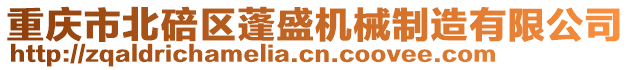 重慶市北碚區(qū)蓬盛機(jī)械制造有限公司