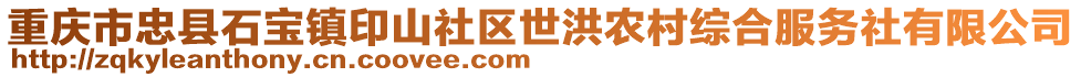 重慶市忠縣石寶鎮印山社區世洪農村綜合服務社有限公司