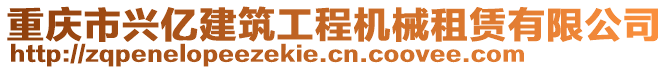 重慶市興億建筑工程機(jī)械租賃有限公司