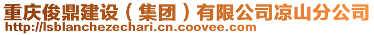 重慶俊鼎建設(shè)（集團(tuán)）有限公司涼山分公司