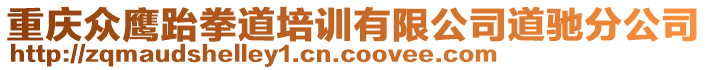 重慶眾鷹跆拳道培訓有限公司道馳分公司