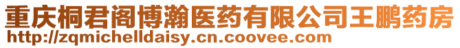 重慶桐君閣博瀚醫(yī)藥有限公司王鵬藥房