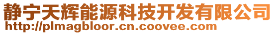 靜寧天輝能源科技開發有限公司