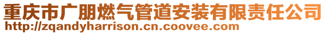 重慶市廣朋燃氣管道安裝有限責任公司