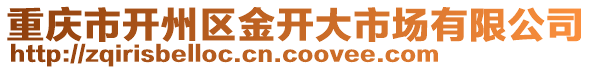 重慶市開州區金開大市場有限公司