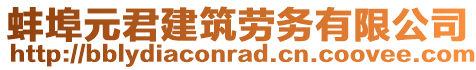 蚌埠元君建筑勞務有限公司