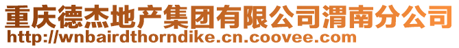 重慶德杰地產(chǎn)集團有限公司渭南分公司