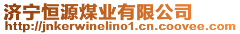 濟寧恒源煤業有限公司
