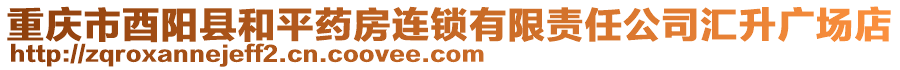 重慶市酉陽縣和平藥房連鎖有限責任公司匯升廣場店