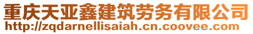 重慶天亞鑫建筑勞務有限公司