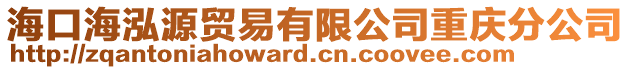 海口海泓源貿(mào)易有限公司重慶分公司