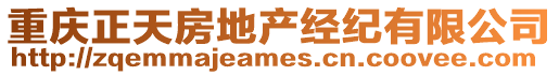 重慶正天房地產(chǎn)經(jīng)紀(jì)有限公司