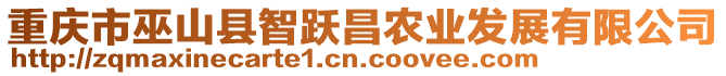 重慶市巫山縣智躍昌農(nóng)業(yè)發(fā)展有限公司