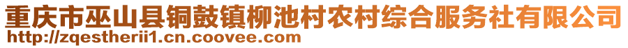 重慶市巫山縣銅鼓鎮(zhèn)柳池村農(nóng)村綜合服務(wù)社有限公司