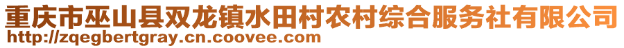 重慶市巫山縣雙龍鎮(zhèn)水田村農(nóng)村綜合服務(wù)社有限公司