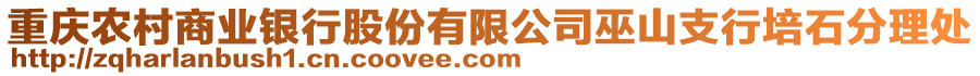 重慶農(nóng)村商業(yè)銀行股份有限公司巫山支行培石分理處