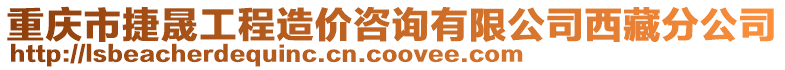 重慶市捷晟工程造價咨詢有限公司西藏分公司