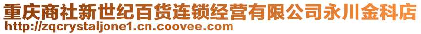 重慶商社新世紀百貨連鎖經營有限公司永川金科店