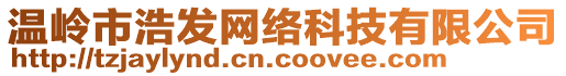 溫嶺市浩發(fā)網(wǎng)絡(luò)科技有限公司